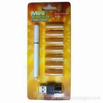 Electronic Cigarette in Blister Packing, with Built-in Rechargeable Lithium Battery